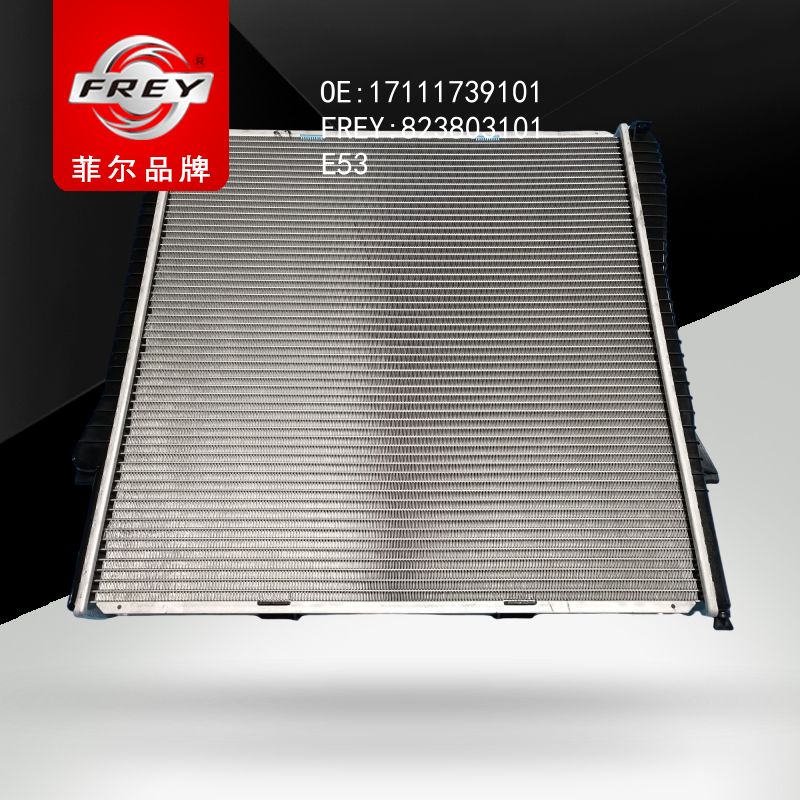 FREY Радиатор алюминиевый  с кондиционером X5 E53 17111739101 823803101 (OEM BMW 17111739101)
